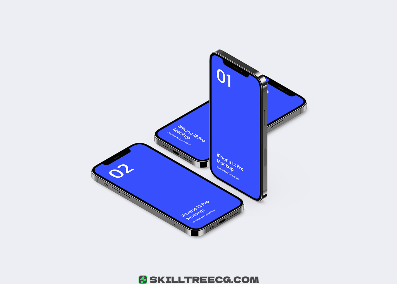 图片[2]-iPhone 12 Pro Isometric Mockup 11.0（667815）-技能树